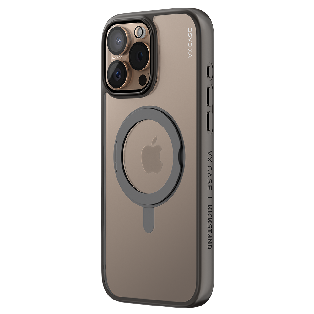 Capa KickStand Magsafe VX Case para iPhone 16 Pro - Titanium Natural