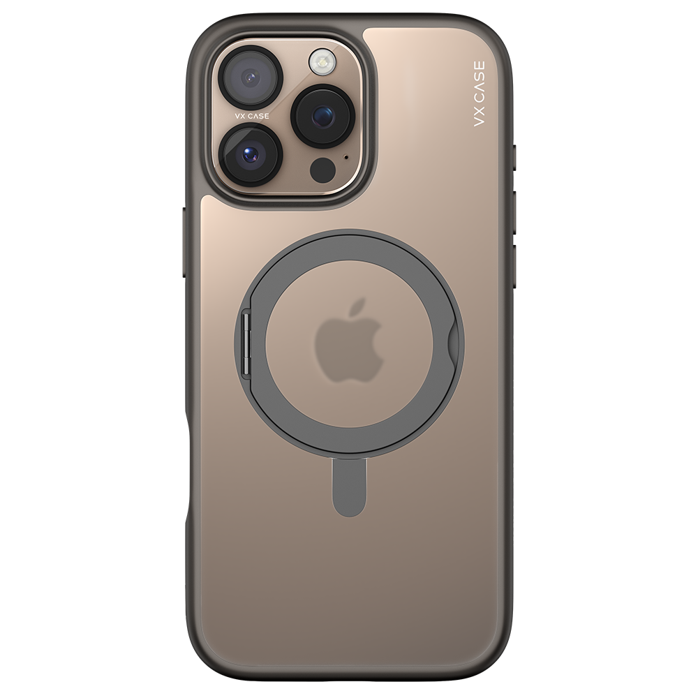 Capa KickStand Magsafe VX Case para iPhone 16 Pro - Titanium Natural