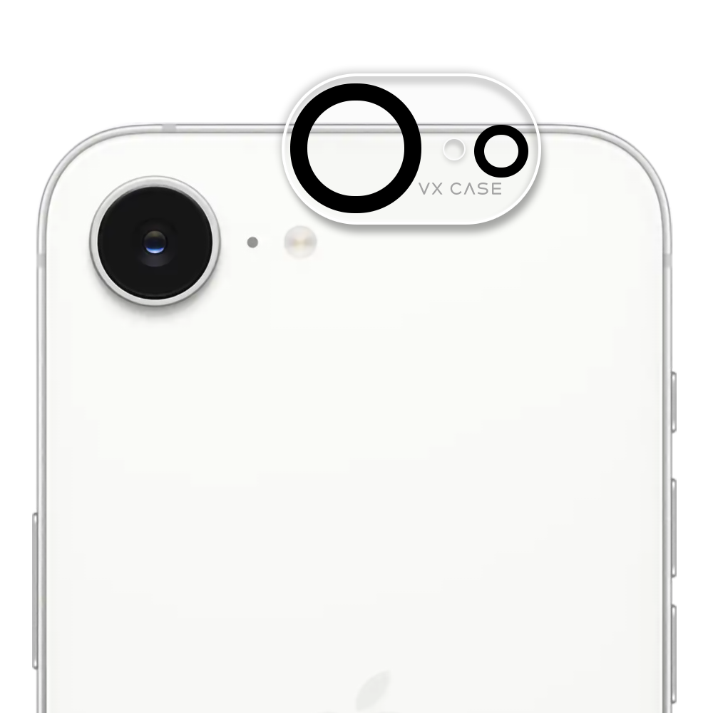 Película da Câmera Premium VX Case iPhone 16e - Transparente