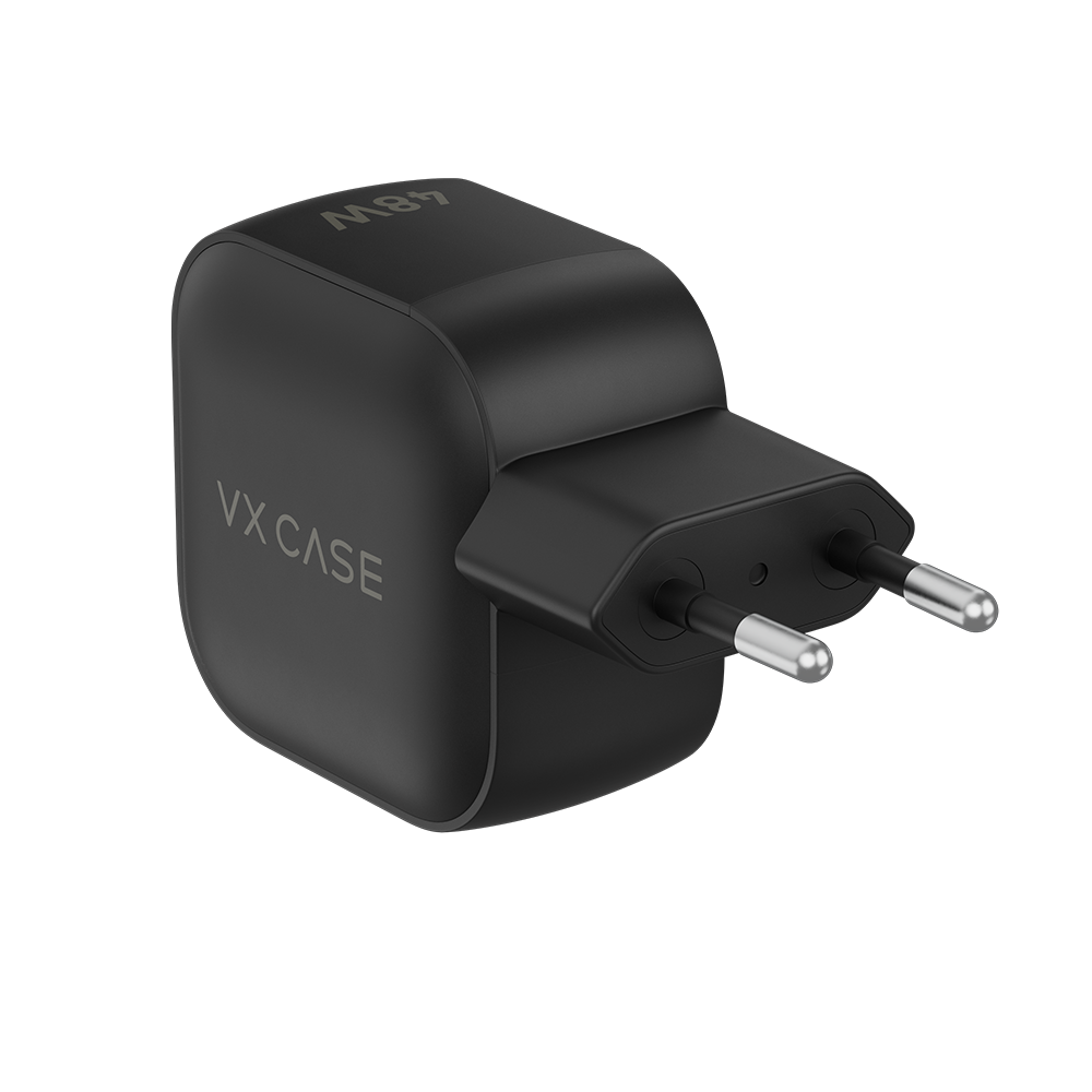 Adaptador de Carga Turbo 48W 2 Tipo-C Striker Preto - Ceará