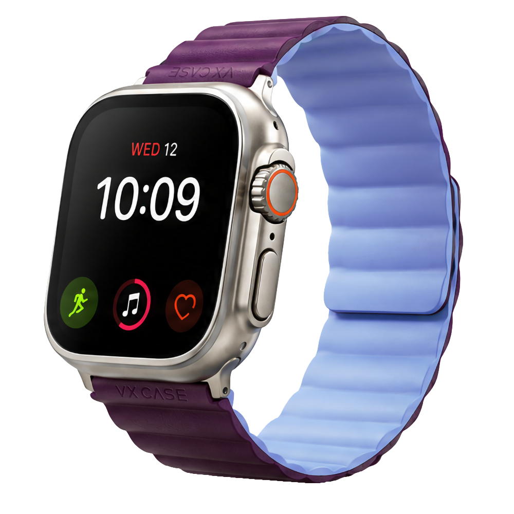 Pulseira Magnetic para Apple Watch 38/40/41mm VX Case - Cereja e Azul