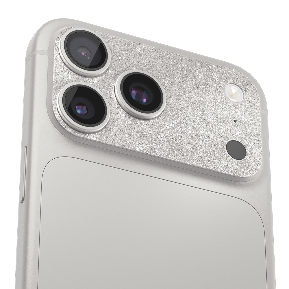Protetor de Lentes PPF Armour Glitter VX Case iPhone 17 Pro Max - Prata