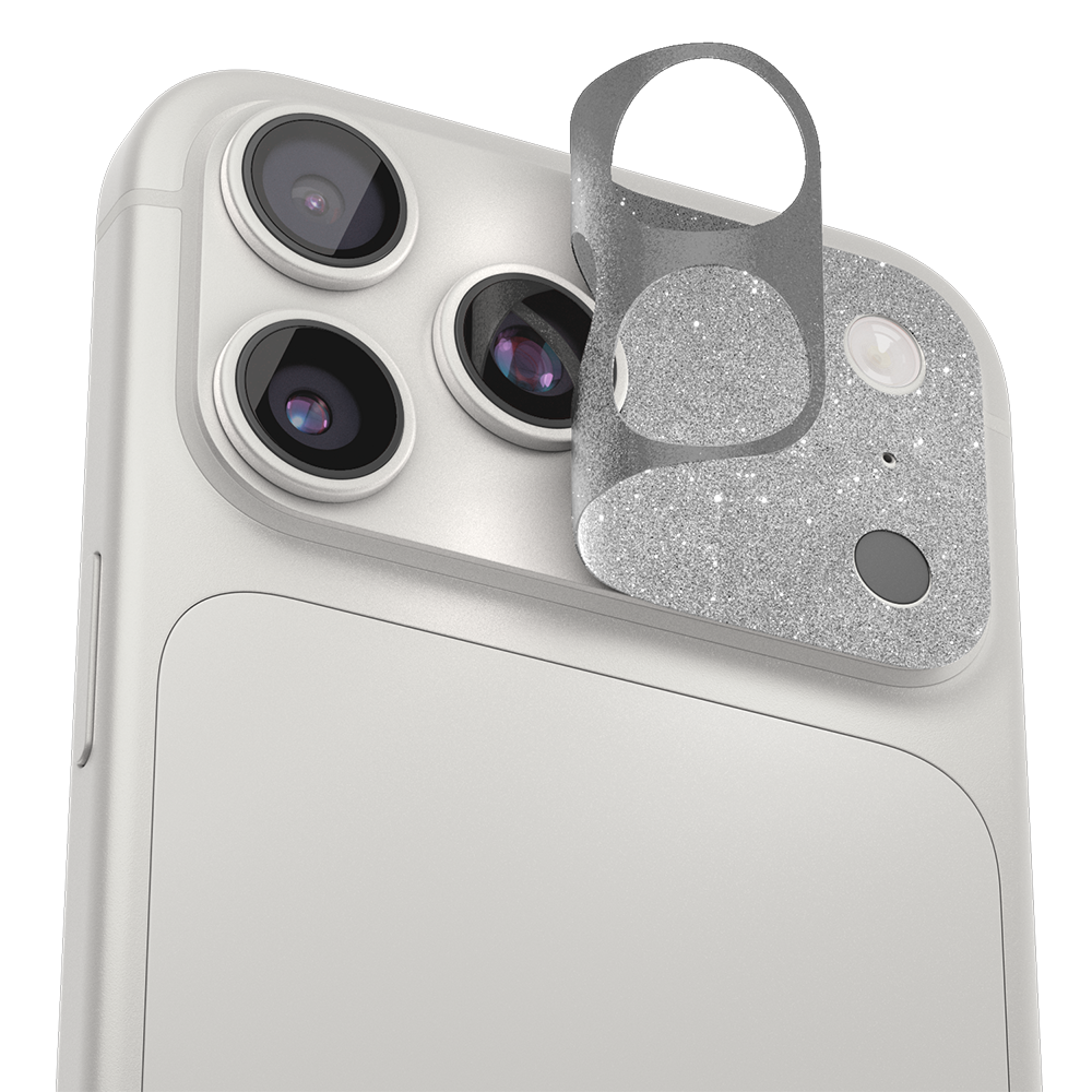 Protetor de Lentes PPF Armour Glitter VX Case iPhone 17 Pro Max - Prata