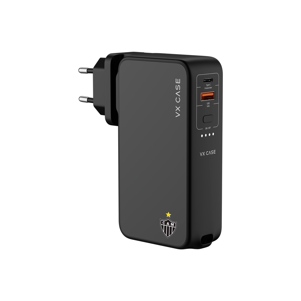 Carregador Portátil Turbo 9.600 mAh Energy Box - Atlético Mineiro