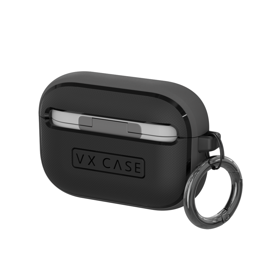 Case Alcântara VX Case para AirPods Pro 3 - Preta e Cinza