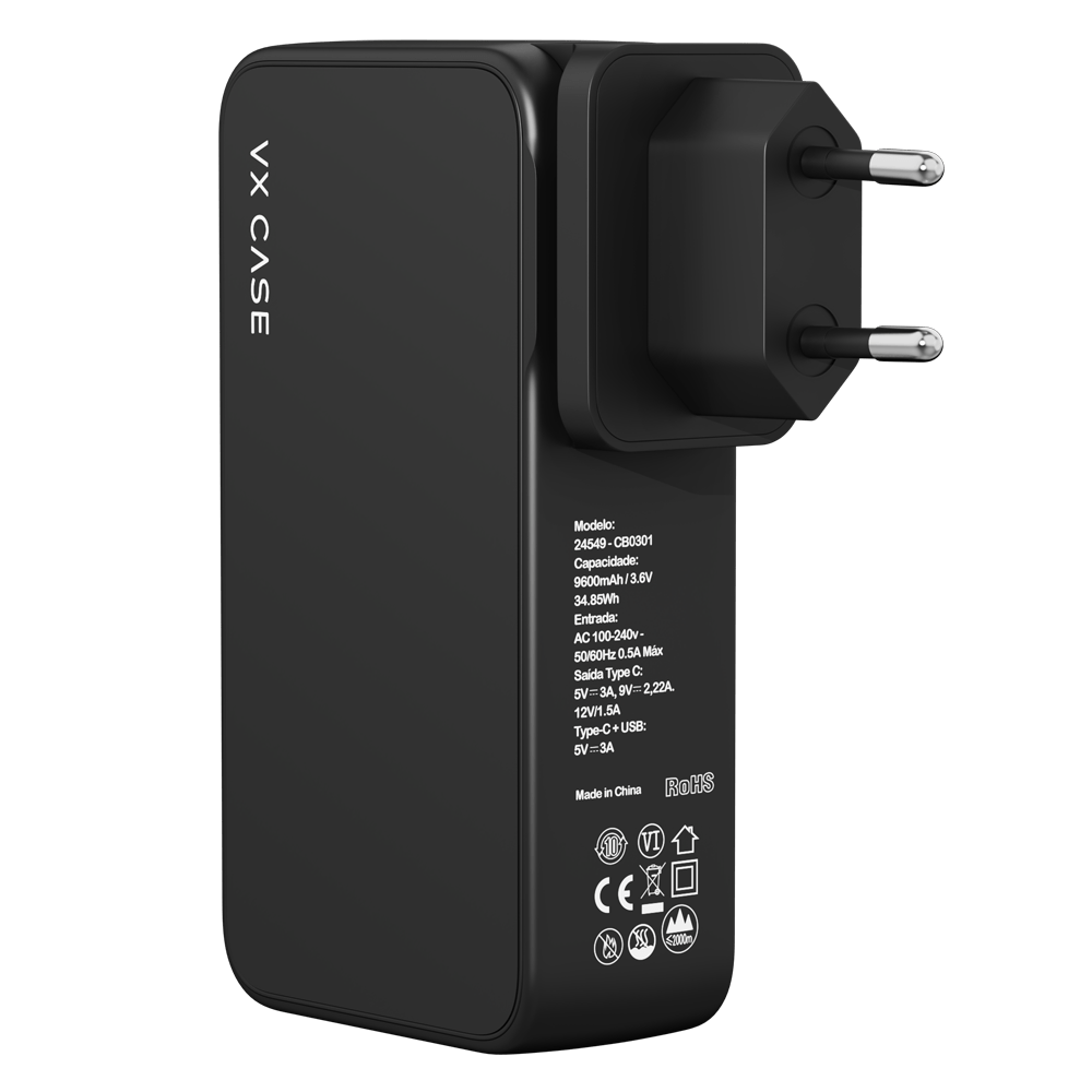 Carregador Portátil Turbo 9.600 mAh Energy Box - Atlético Mineiro
