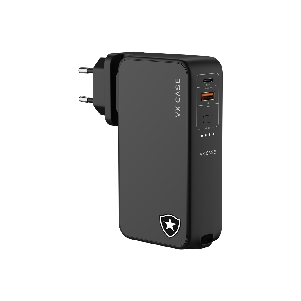 Carregador Portátil Turbo 9.600 mAh Energy Box - Botafogo