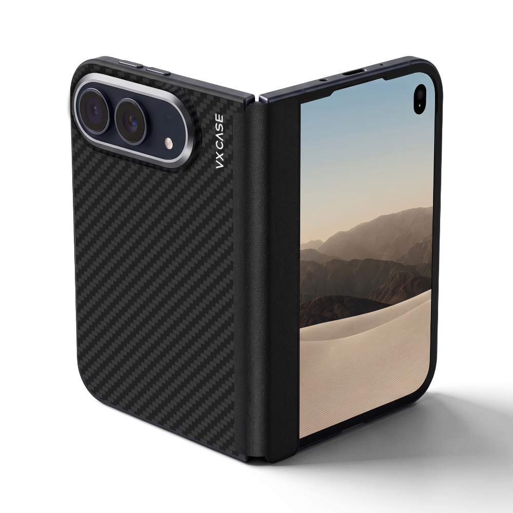 Capa Kevlar Magsafe VX Case iPhone Duo - Preta