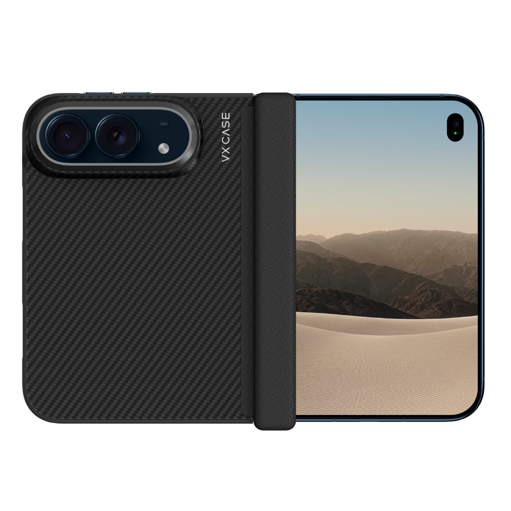 Capa Kevlar Magsafe VX Case iPhone Duo - Preta