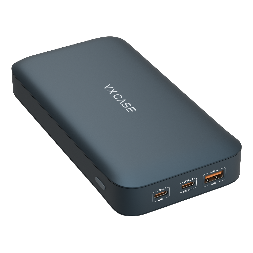 Bateria Externa Turbo 20.000mAh 75W - Blue Storm VX Case