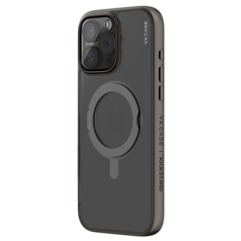 Capa KickStand Magsafe VX Case para iPhone 16 Pro - Titanium Natural