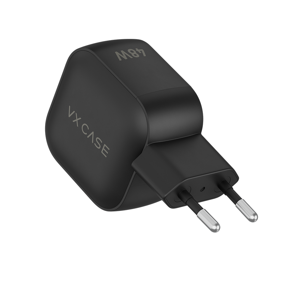 Adaptador de Carga Turbo 48W 2 Tipo-C Striker Preto - Sport