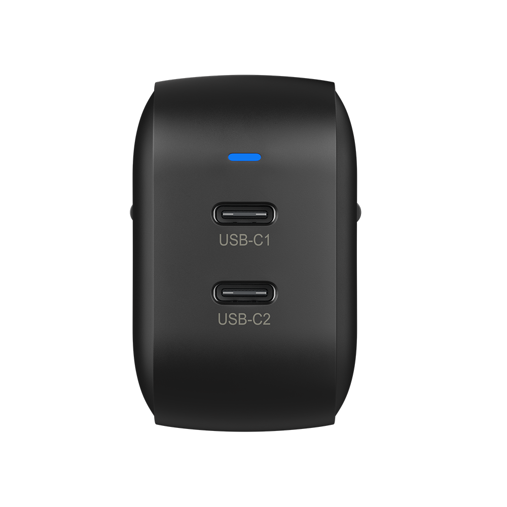 Adaptador de Carga Turbo 48W 2 Tipo-C Striker Preto - Ceará