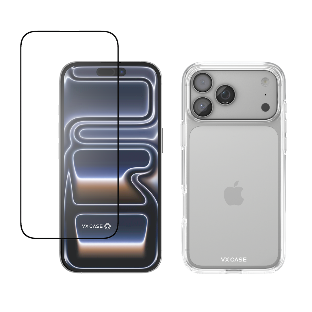Capa VX Case + Película Safira iPhone 17 Pro Max