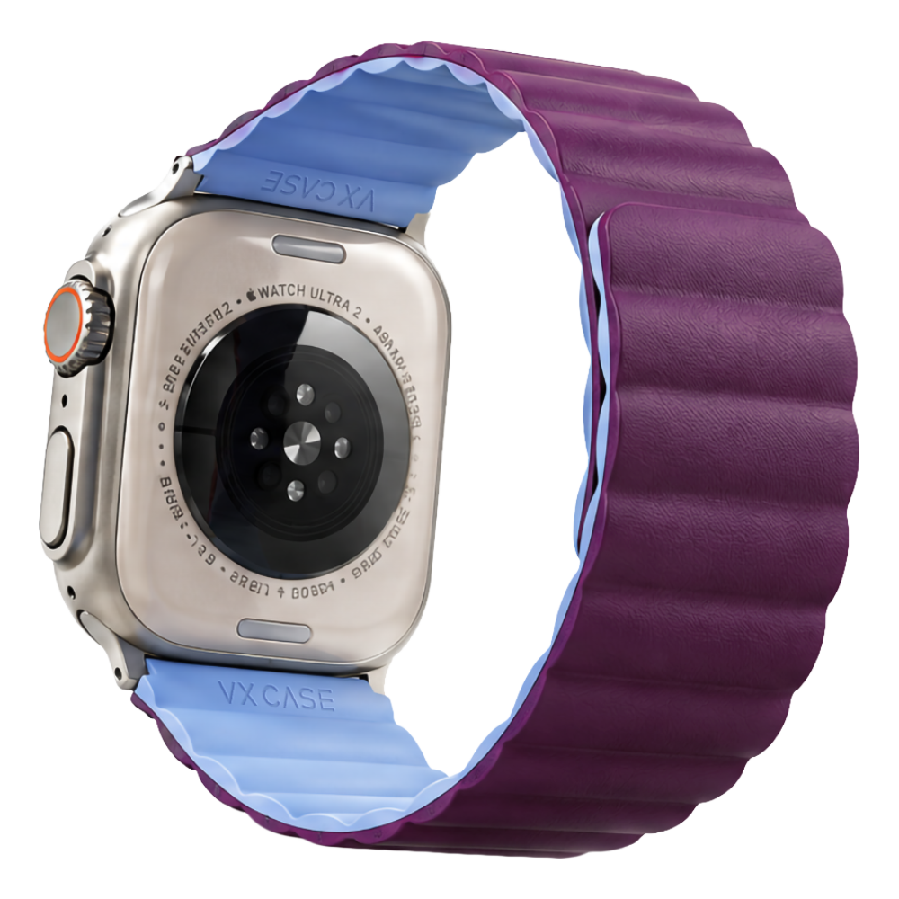 Pulseira Magnetic para Apple Watch 38/40/41mm VX Case - Cereja e Azul