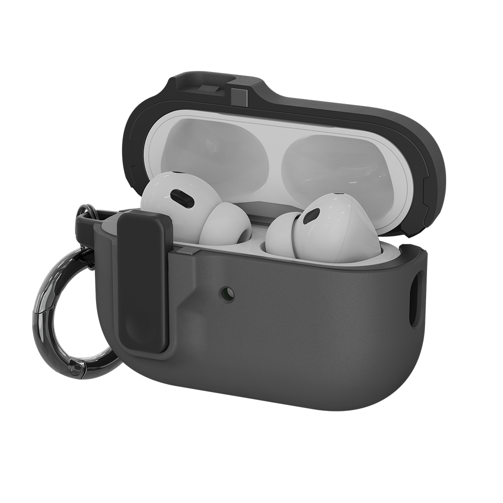 Case Alcântara VX Case para AirPods Pro 3 - Preta e Cinza