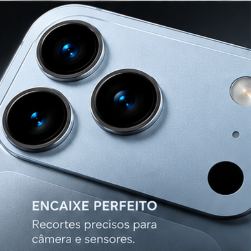 Película Adesiva Glacial para iPhone 18 17 16 15 14 13 12 Pro