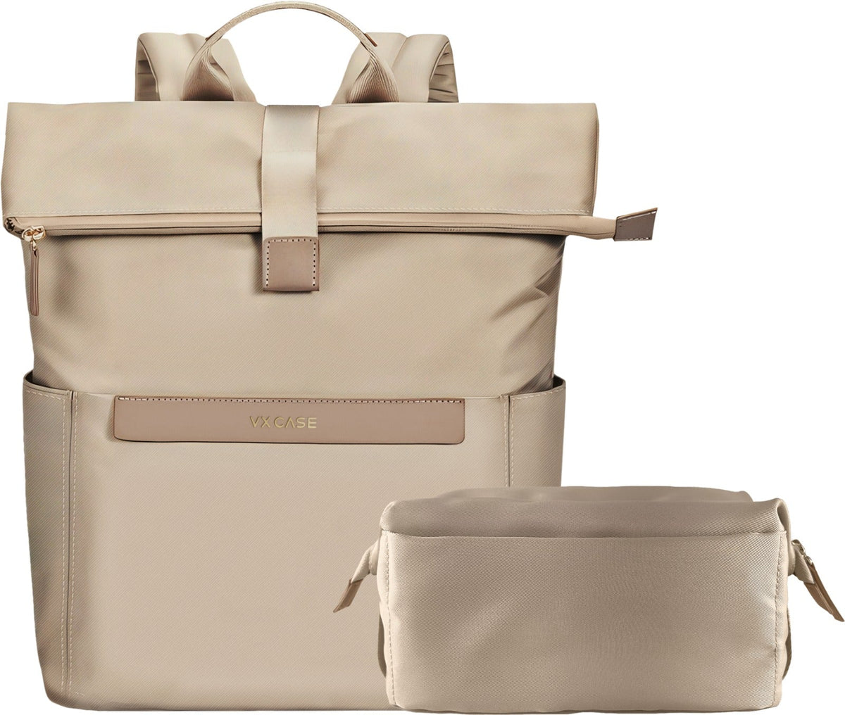 Kit Golden Glow - Mochila + Necessaire