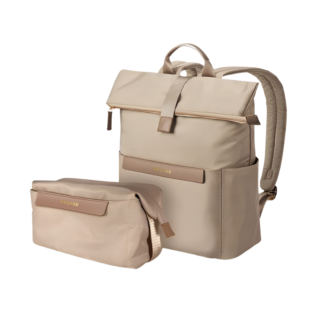 Kit Golden Glow - Mochila + Necessaire