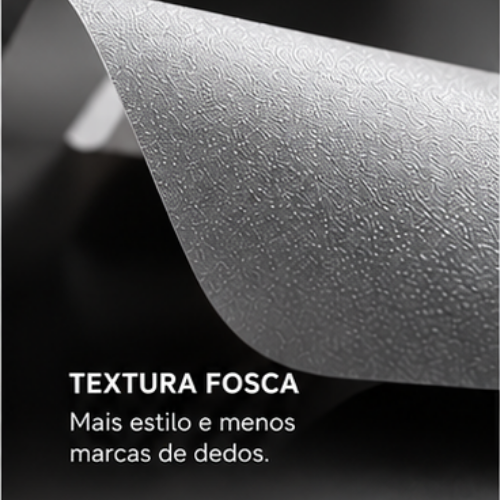 Película Adesiva Prata para iPhone 18 17 16 15 14 13 12 Pro